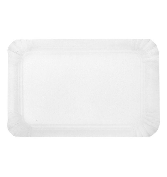 Paper Tray Rectangular shape White 14x21 cm (100 Units) Paper Tray Rectangular shape White 14x21 cm (100 Units)