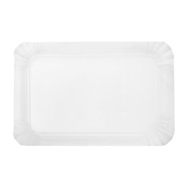 Paper Tray Rectangular shape White 14x21 cm (1400 Units)