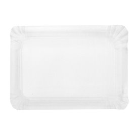 Paper Tray Rectangular shape White 16x22 cm (100 Units) 