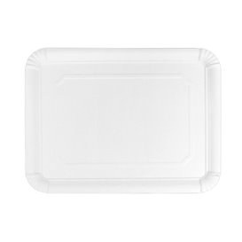 Paper Tray Rectangular shape White 24x30 cm (500 Units)