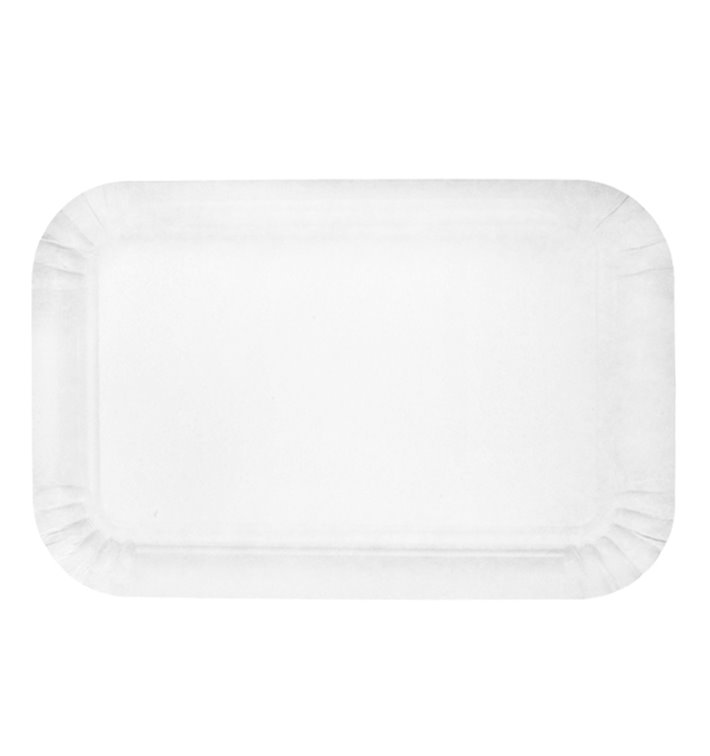 Paper Tray Rectangular shape White 12x19 cm (100 Units) Paper Tray Rectangular shape White 12x19 cm (100 Units)