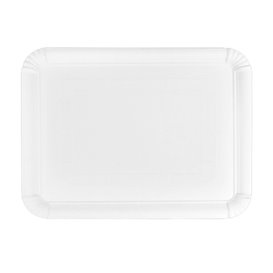 Paper Tray Rectangular shape White 25x34 cm (400 Units)