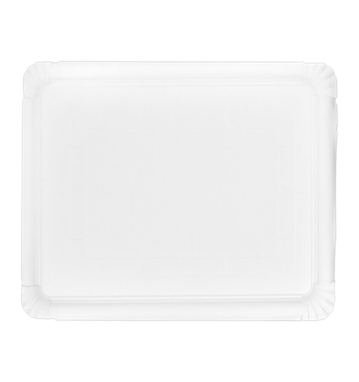 Paper Tray Rectangular shape White 31x38 cm (50 Units) Paper Tray Rectangular shape White 31x38 cm (50 Units)