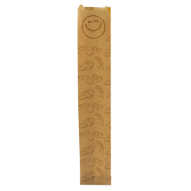 Paper Food Bag "Panes" 9+5x50cm (125 Units) 