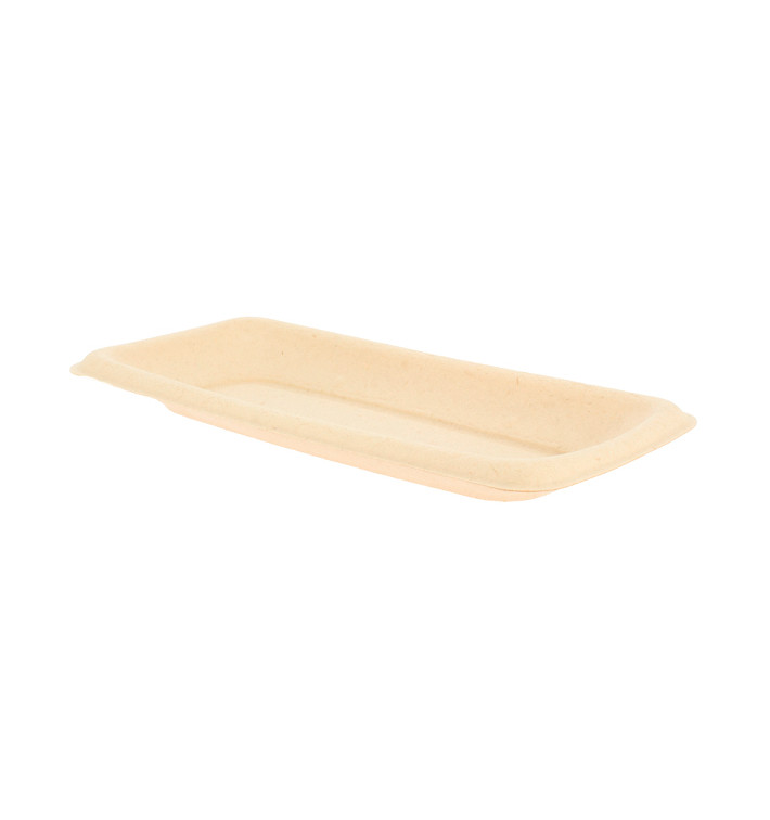 Sugarcane Baguette Container 20x10cm (50 Units) Sugarcane Baguette Container 20x10cm (50 Units)