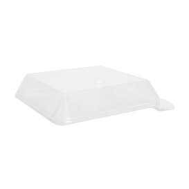 Plastic Lid PET Clear 14,1x14,1cm (500 Units)