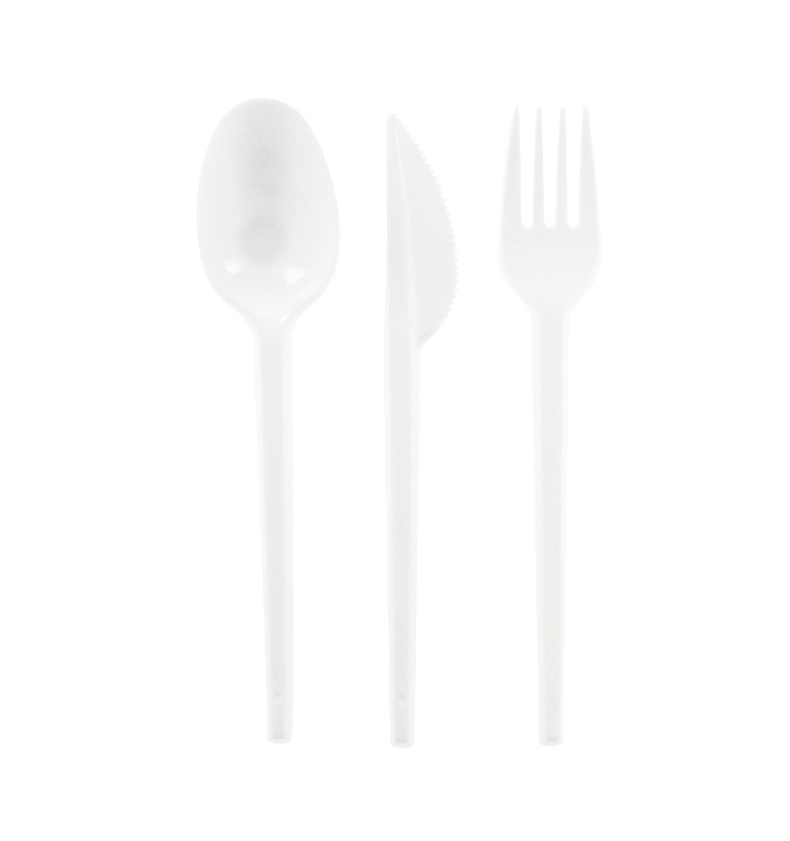 Plastic Cutlery kit PS Fork, Knife and Spoon (25 Units) Plastic Cutlery kit PS Fork, Knife and Spoon (25 Units)