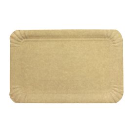 Paper Tray Rectangular shape Kraft 14x21 cm (2000 Units)