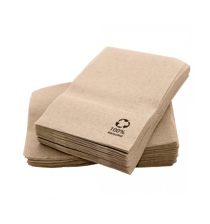 Paper Napkins Miniservis Eco Kraft 17x17cm (200 Units) Paper Napkins Miniservis Eco Kraft 17x17cm (200 Units)