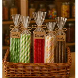 Plastic Bag Cellophane PP 4x25cm G-130 (1000 Units)