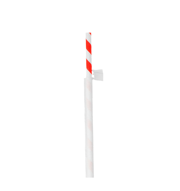 Paper Straw Straight Wrapped Ø0,6cm 20cm (6000 Units) Paper Straw Straight Wrapped Ø0,6cm 20cm (6000 Units)