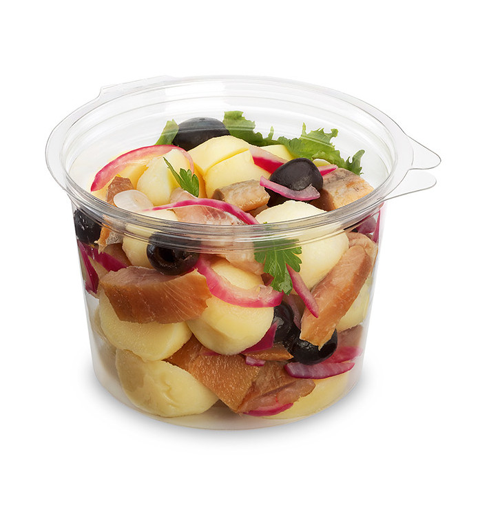 Plastic Container APET Round shape Transparente 500ml Ø12cm (40 Units) Plastic Container APET Round shape Transparente 500ml Ø12cm (40 Units)