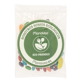 Plastic Bag Autoseal with Pocket 16x22+20cm G-200 (100 Units)