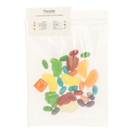 Plastic Bag Autoseal with Pocket 18x22,5+20cm G-200 (100 Units)