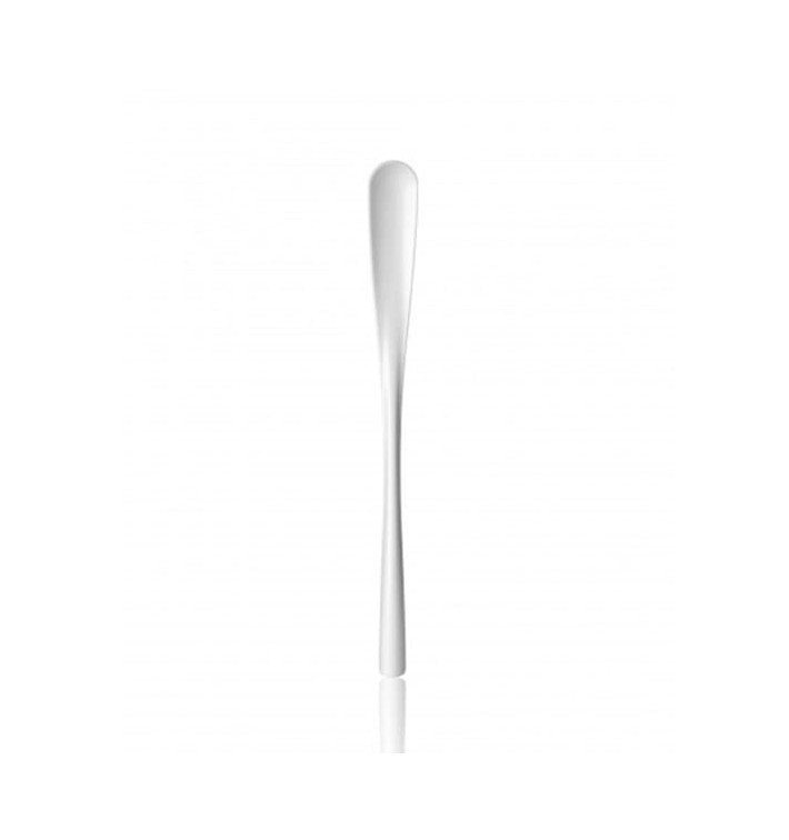 Plastic Teaspoon PS "Stirrer Wave" White 14,8cm 