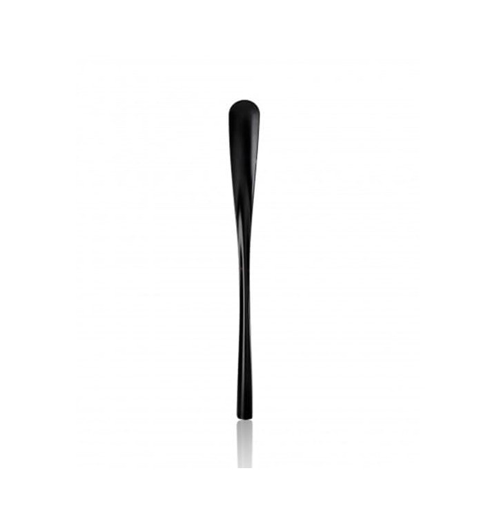 Plastic Teaspoon PS "Stirrer Wave" Black 14,8cm Plastic Teaspoon PS "Stirrer Wave" Black 14,8cm