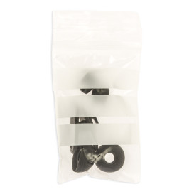 Plastic Zip Bag Seal top Write-On Block 7x10cm G-200 (100 Units)  