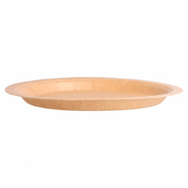 Paper Plate Biocoated Natural 18 cm (20 Units) 