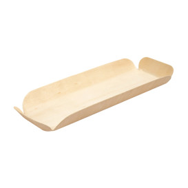 Wood Backing Tray Rectangular 22x8x2 cm (200 Units)