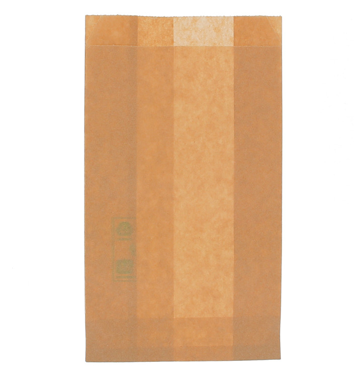 Paper Burger Bag Grease-Proof Burger Design Kraft 12+6x20cm (1000 Units) Paper Burger Bag Grease-Proof Burger Design Kraft 12+6x20cm (1000 Units)