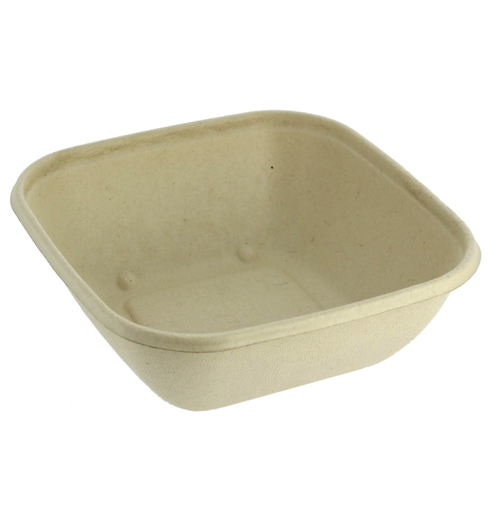 Sugarcane Bowl PLA 750ml 17x17x5cm (50 Units) 