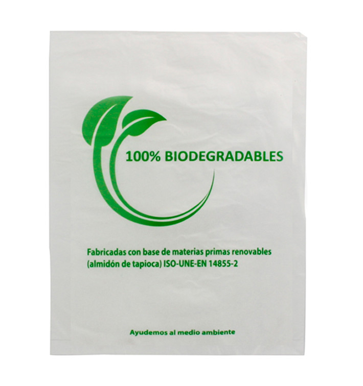 Plastic Bag 100% Biodegradable 30x40cm (100 Units) Plastic Bag 100% Biodegradable 30x40cm (100 Units)