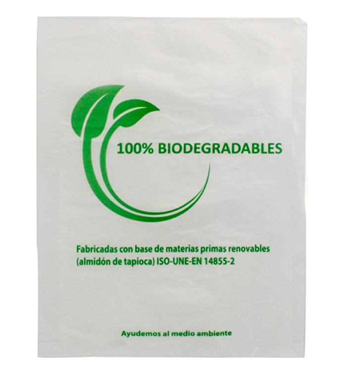 Plastic Bag 100% Biodegradable 35x48cm (1000 Units) Plastic Bag 100% Biodegradable 35x48cm (1000 Units)