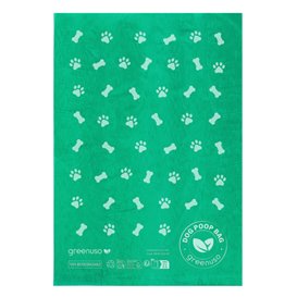 Plastic bag for dog droppings 100% bio 18x26cm (100 units)