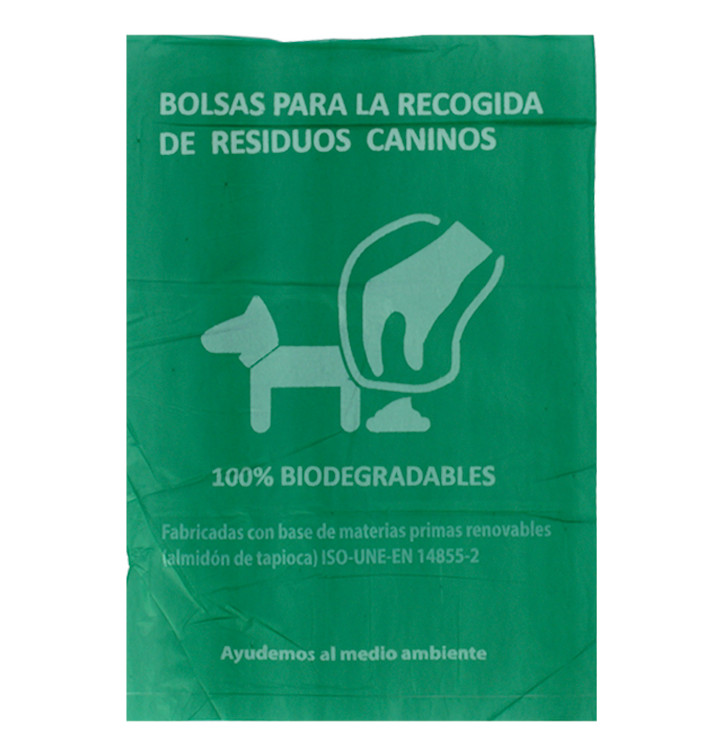 Plastic bag for dog droppings 100% bio 20x33cm (100 units)