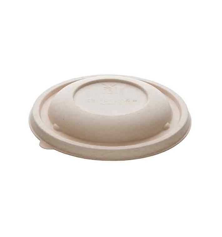 Sugarcane Lid for Bowl Ø17cm (75 Units) Sugarcane Lid for Bowl Ø17cm (75 Units)