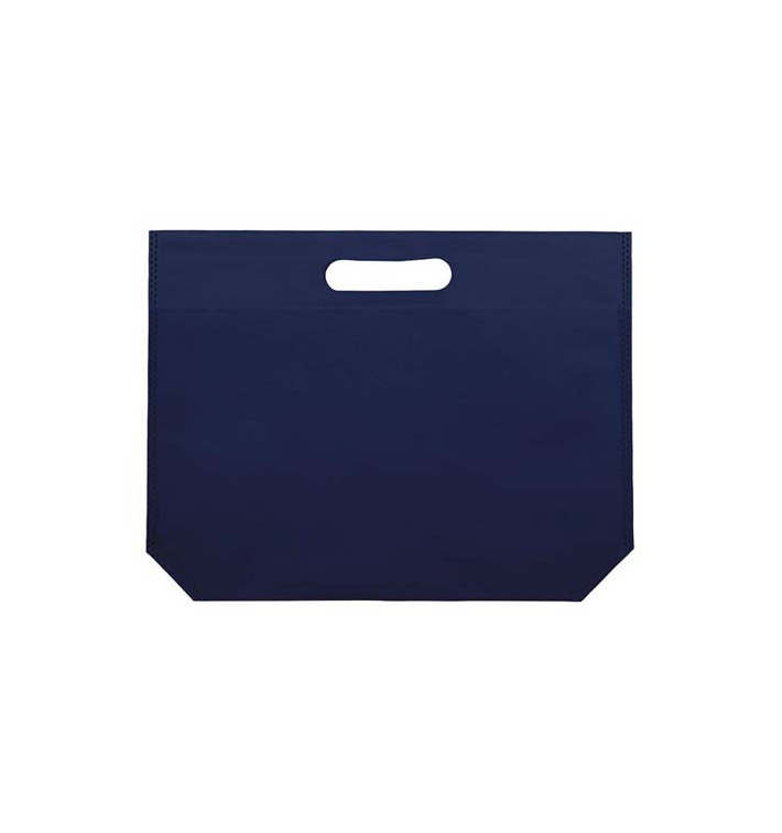 Non-Woven Bag with Die-cut Handles Electric Blu 34+8x26cm (25 Units) Non-Woven Bag with Die-cut Handles Electric Blu 34+8x26cm (25 Units)