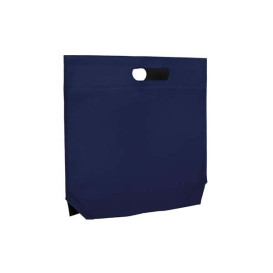 Non-Woven Bag with Die-cut Handles Electric Blu 34+8x26cm (25 Units)