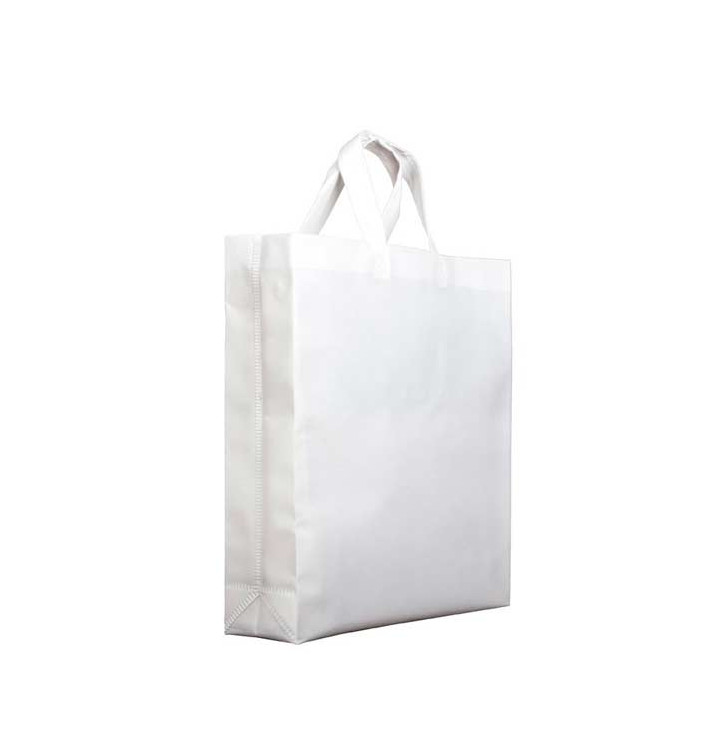 Non-Woven PREMIUM Bag with Short Handles White 25+10x30cm (25 Units) Non-Woven PREMIUM Bag with Short Handles White 25+10x30cm (25 Units)