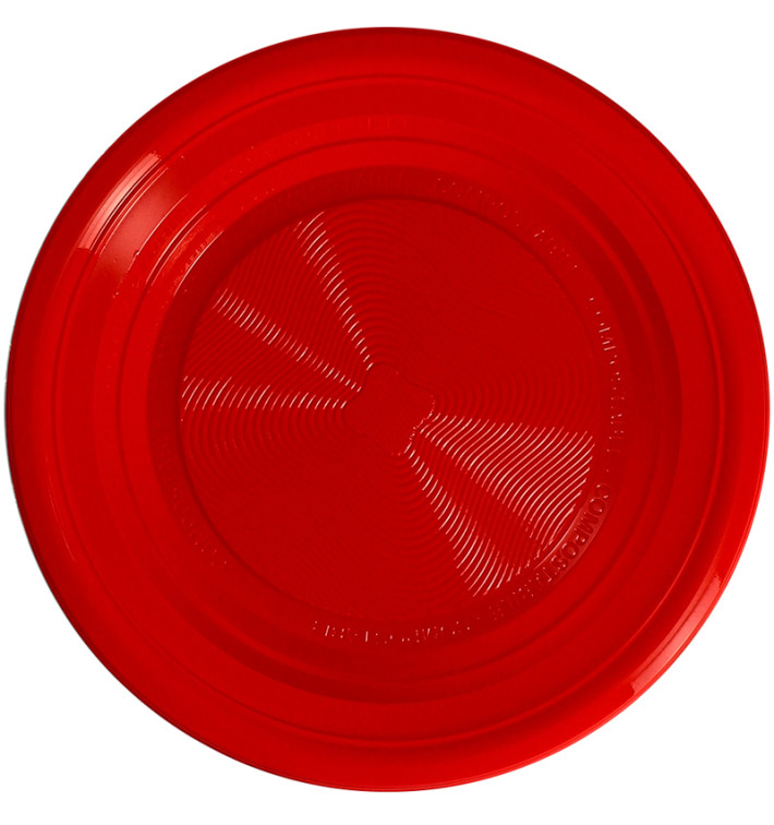 Plate PLA Deep Red Ø22 cm (25 Units) Plate PLA Deep Red Ø22 cm (25 Units)