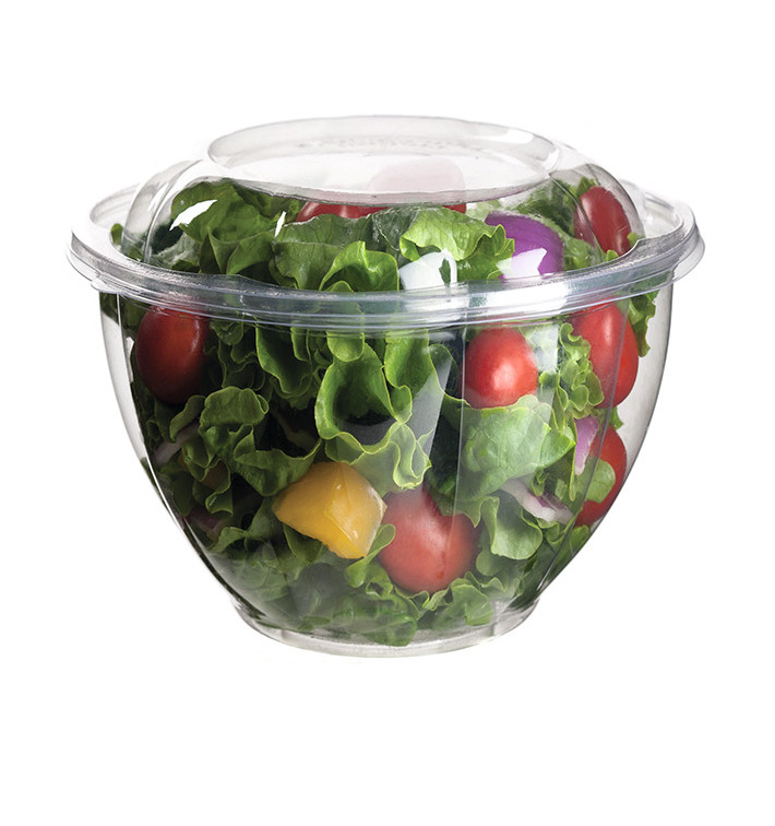 Salad Bowl with Lid PLA 1420ml (150 Units)