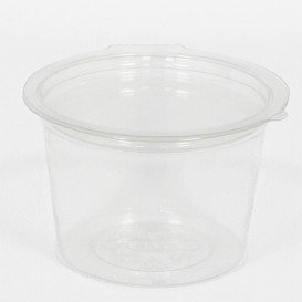 Plastic Container APET Round shape Transparente 80ml Ø7cm (50 Units)