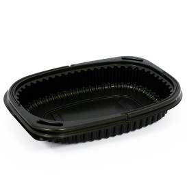 Plastic Container PP Rectangular Shape 400ml 19x14x3,2cm (480 Units)