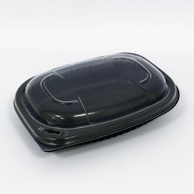 Plastic Container PP Rectangular Shape 400ml 19x14x3,2cm (480 Units)