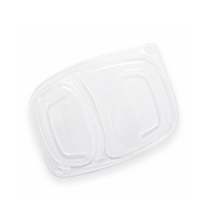 Plastic Lid Transparente Container 2C OPS 1050/1250ml 25,5x18,9x2cm (320 Units) Plastic Lid Transparente Container 2C OPS 1050/1250ml 25,5x18,9x2cm (320 Units)