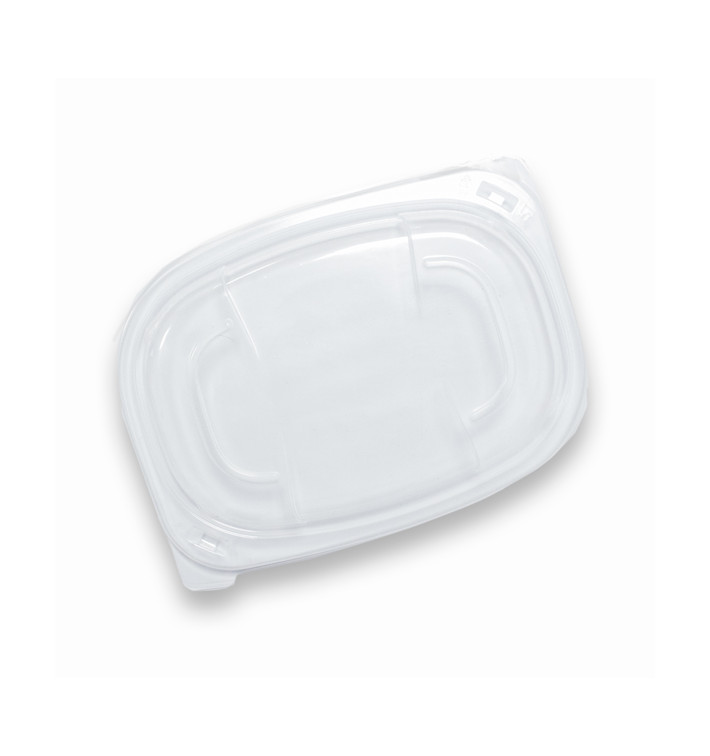 Plastic Lid Translucent Container PP 400/600ml 19x14x2cm (480 Units)