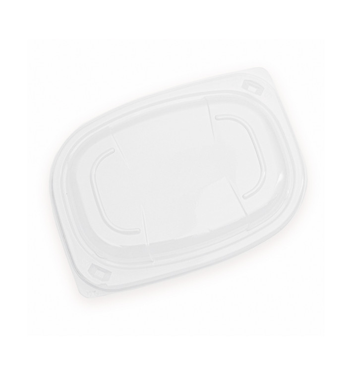 Plastic Lid Transparente Container OPS 400/600ml 19x14x2cm (20 Units) Plastic Lid Transparente Container OPS 400/600ml 19x14x2cm (20 Units)