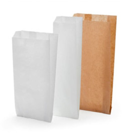 Paper Food Bag Kraft 12+6x20cm (1000 Units)