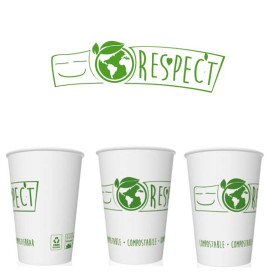 Paper Cup "Bio" White 7Oz/220ml (1000 Uds)