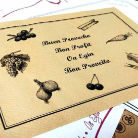 Paper Placemats 30x40cm Kraft "Rustic" 40g (1000 Units) 