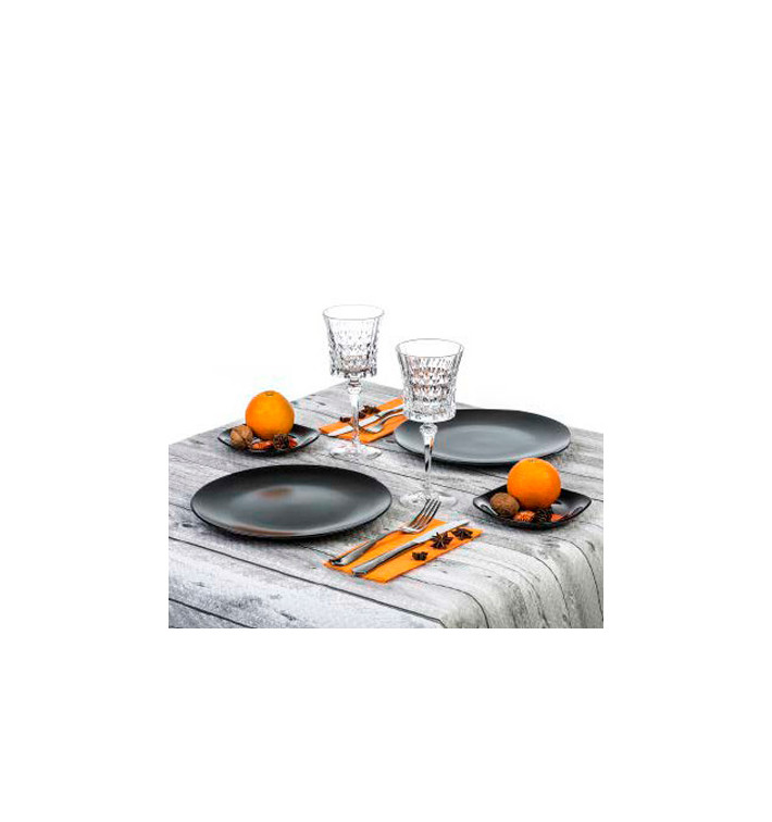 Pre-Cut Paper Tablecloth "White Hout" 37g 1x1m (400 Units) Pre-Cut Paper Tablecloth "White Hout" 37g 1x1m (400 Units)