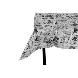 Pre-Cut Paper Tablecloth 1,2x1,2m White "Prensa" 37g 1,2x1,2m (300 Units)