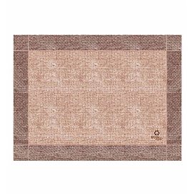 Paper Placemats 30x40cm Kraft "Burlap" 40g (1000 Units)