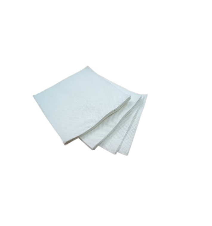 Paper Napkin Micropoint White Recycled 20x20cm 2C (2.400 Units) Paper Napkin Micropoint White Recycled 20x20cm 2C (2.400 Units)