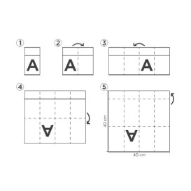 Pocket Fold Paper Napkins Gourmet 40x40cm (30 Units) 