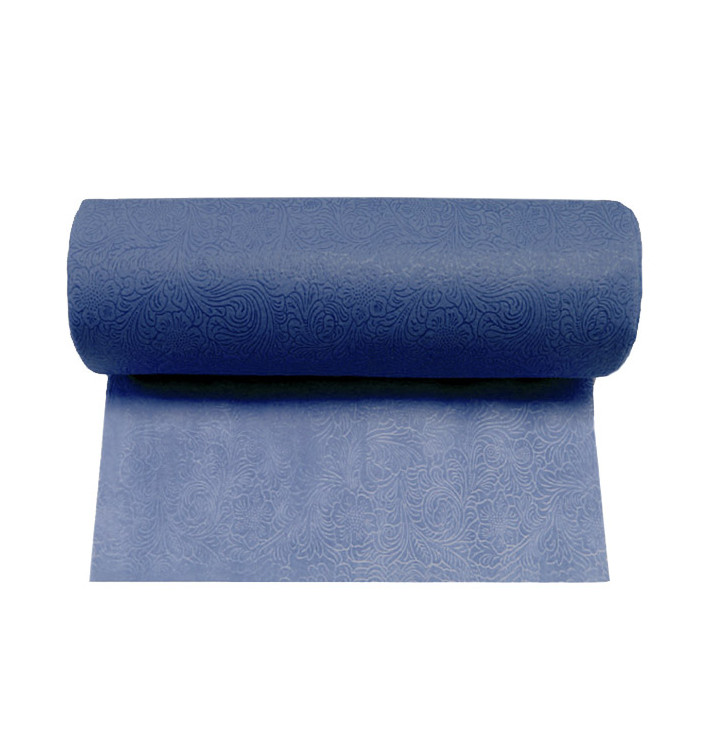 Non-Woven PLUS Tablecloth Roll Blue 1,2x45m P40cm (1 Unit) Non-Woven PLUS Tablecloth Roll Blue 1,2x45m P40cm (1 Unit)